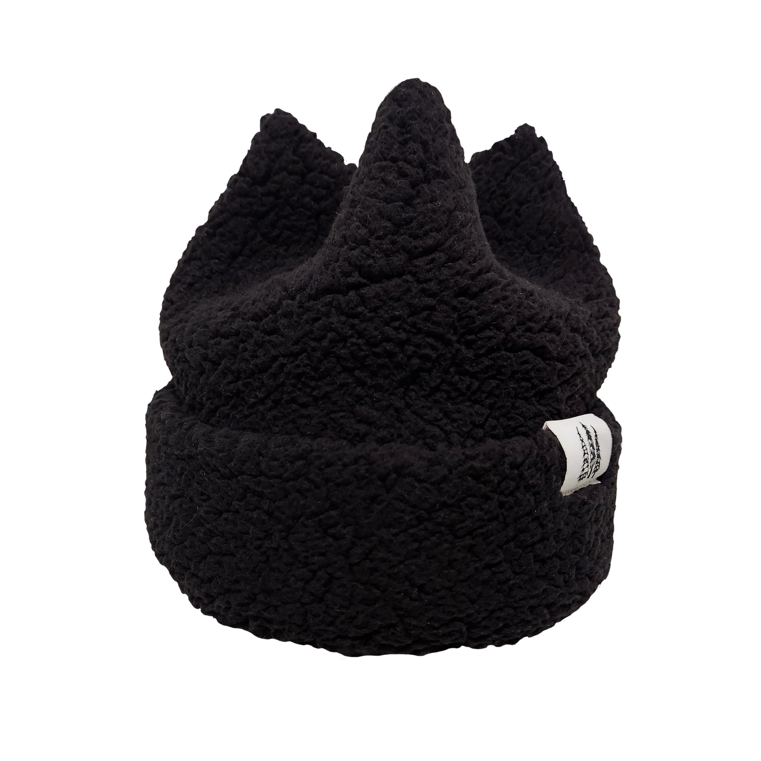 Black 4 Peak Sherpa Fleece Beanie — Mara Clothing Co.